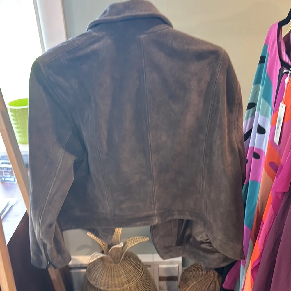 NWT Maha Suede Leather Jacket - Picture 8 of 10